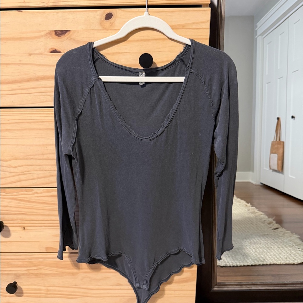 Free People Cotton Body Suit, Small
